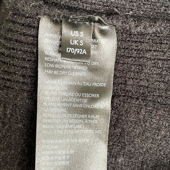 Anthropologie Black Cowlneck Sweater - Picture 6 of 7